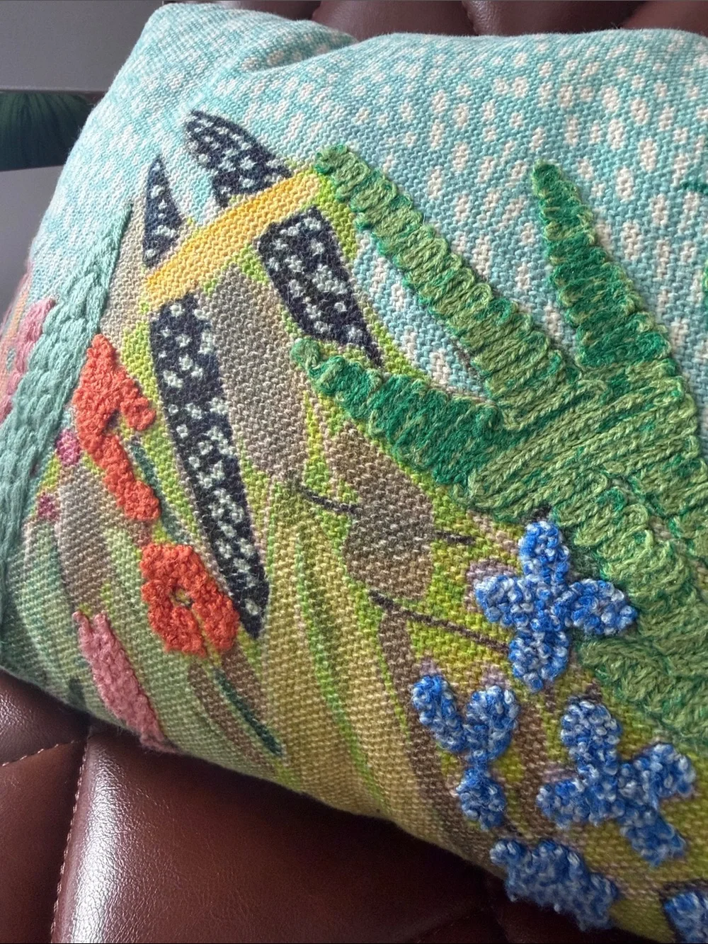 Target Opalhouse Floral Lumbar Pillow in Mint and Pink